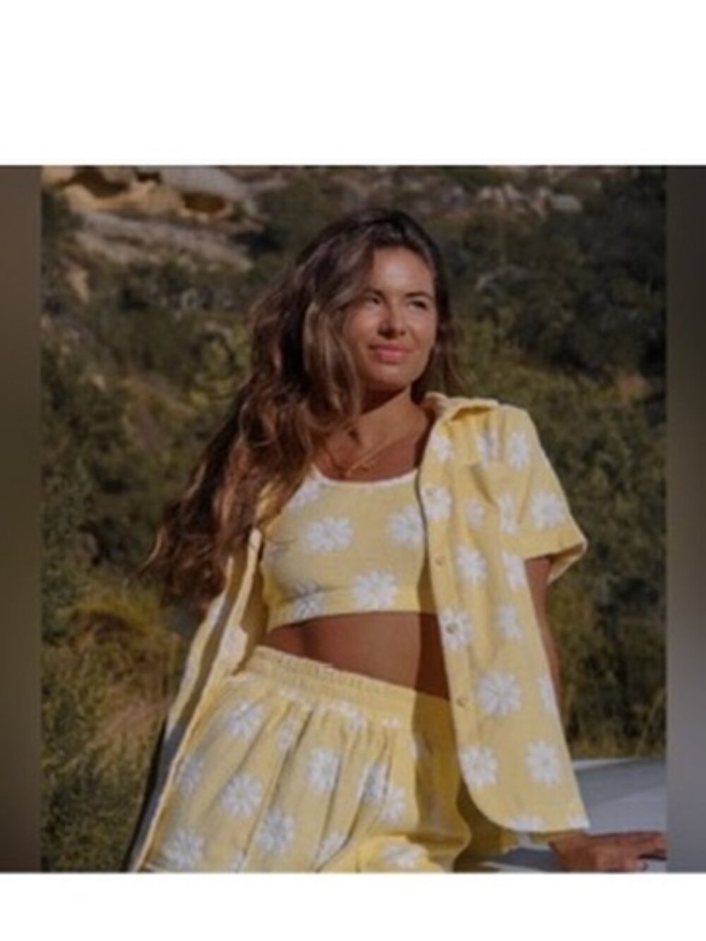 Yllw the Label Terry Cloth Yellow 3 Piece